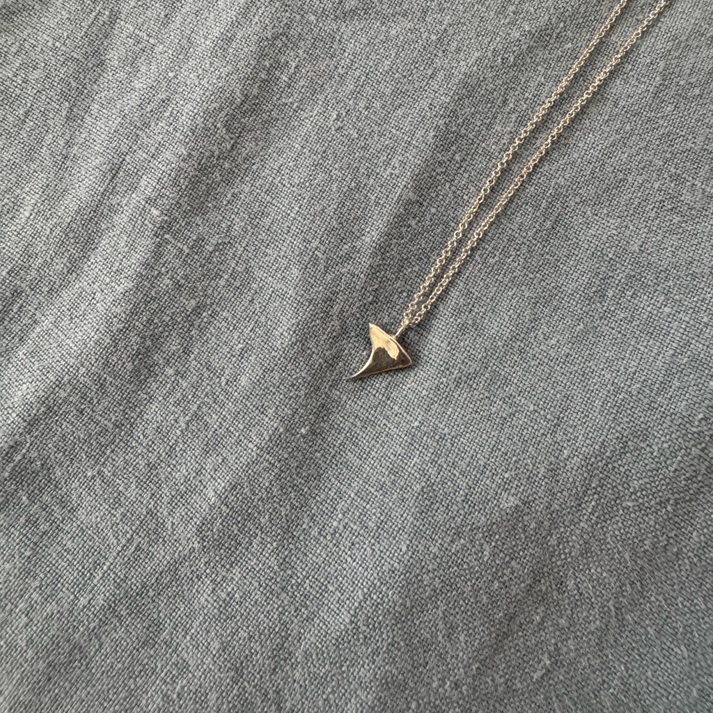 Catbird Sterling Silver Rose Thorn Charm And Necklace